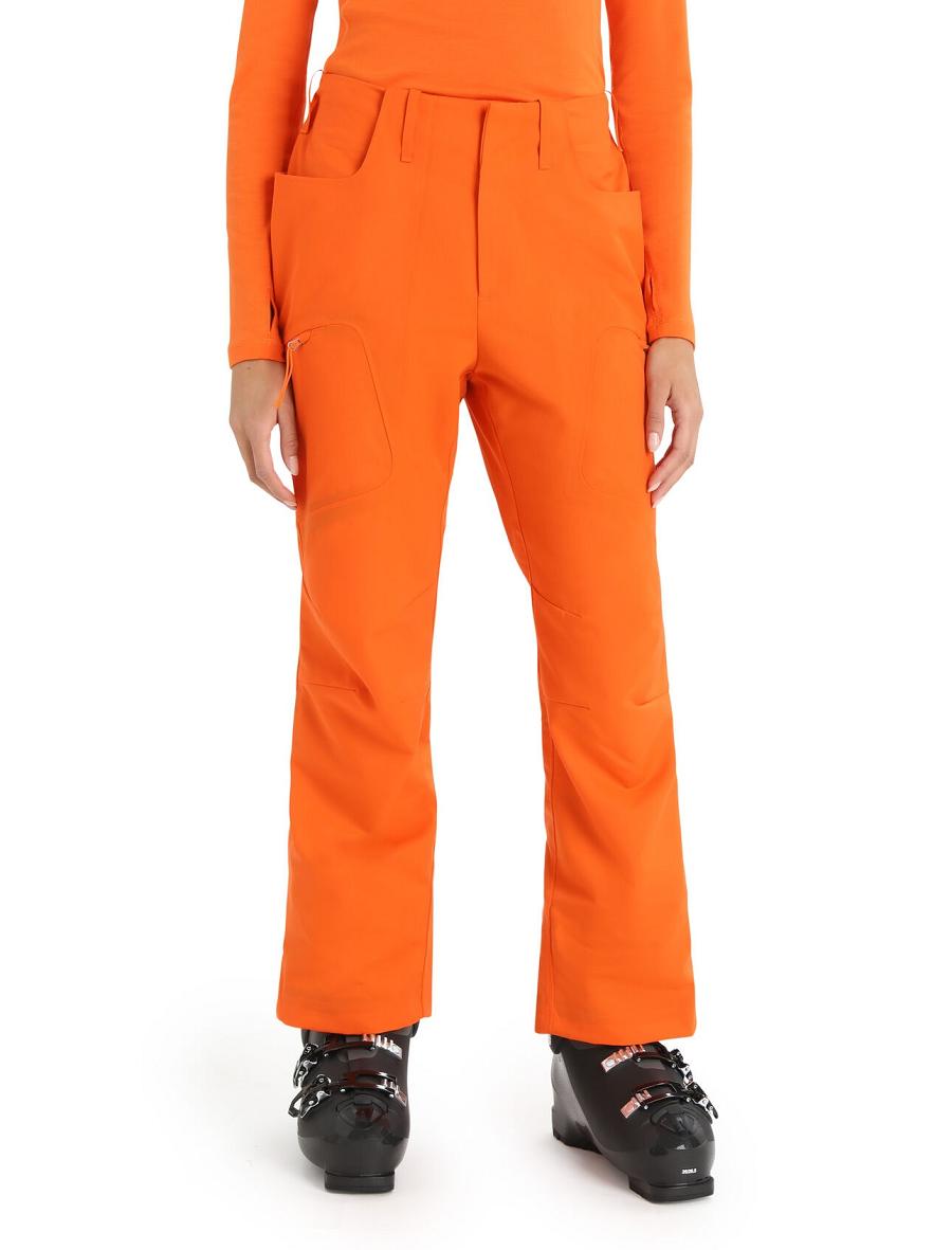 Pantalon Icebreaker Shell+™ Merino Femme Orange | FR 1512SGLO